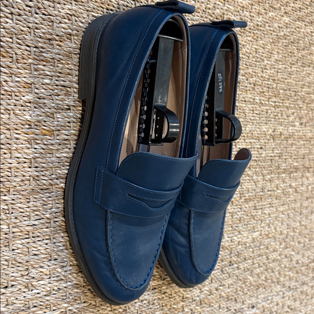 Cole Haan Women Dark Blue Loafers - Picture 3 of 9